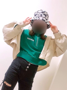 「ANAP（アナップ）のアイテム（ジャケット/アウター）」を使った、ねもさん（レディース・153cm）の冬コーディネート