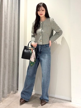 「NATURAL BEAUTY BASIC（ナチュラルビューティーベーシック）のアイテム」を使った、ayachanbb_8さん（レディース・159cm）の夏コーディネート