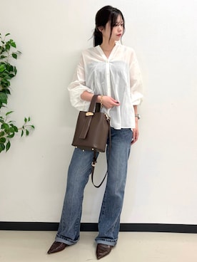 「NATURAL BEAUTY BASIC（ナチュラルビューティーベーシック）のアイテム」を使った、ayachanbb_8さん（レディース・159cm）の夏コーディネート