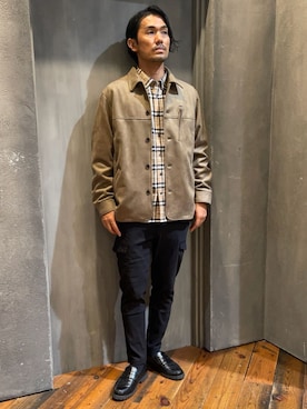 「UNION STATION（ユニオンステーション）のアイテム」を使った、US staffstylingさん（メンズ・178cm）の秋コーディネート