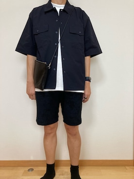 「MR.OLIVE（ミスターオリーブ）のアイテム（ジャケット/アウター）」を使った、あめあられさん（メンズ・171cm）の夏コーディネート