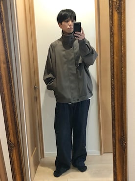 「marka（マーカ）のアイテム（パンツ）」を使った、kazu0102yさん（メンズ・174cm）の春コーディネート