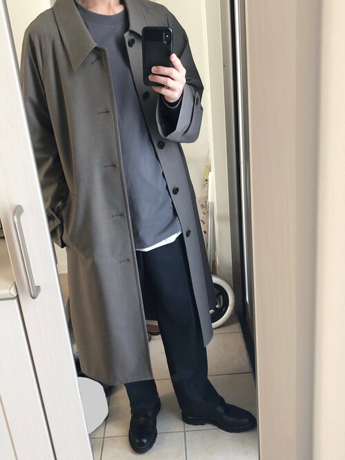 LIDNM（リドム）の「BALMACAAN COCOON COAT（ステンカラーコート