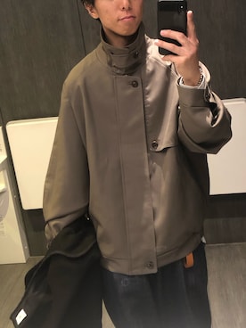 「marka（マーカ）のアイテム（パンツ）」を使った、kazu0102yさん（メンズ・174cm）の冬コーディネート