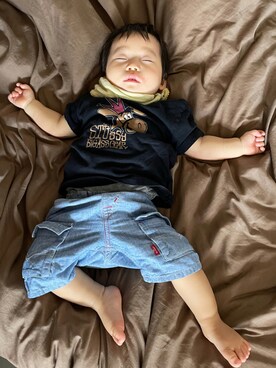 「リーバイス」｜shoyoiさん（キッズ・70cm）の夏コーディネート