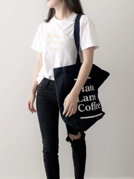 「J BRAND（ジェイブランド）のアイテム」を使った、Ddddmyingさん（レディース・163cm）の冬コーディネート