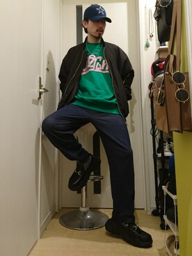 Ma 1を使った 韓国ファッション の人気ファッションコーディネート Wear