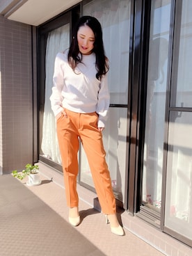 高野 和さん（レディース・165cm）の冬コーディネート