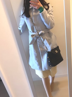 「MISCH MASCH（ミッシュマッシュ）のアイテム（ジャケット/アウター）」を使った、高野 和さん（レディース・165cm）の春コーディネート