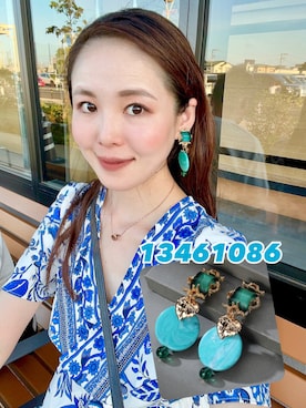 「アイテム（ワンピース/ドレス）」を使った、高野 和さん（レディース・165cm・30代）の夏コーディネート