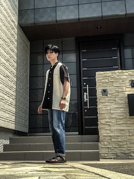 「ジーンズコーデ」｜「アイテム（腕時計）」を使った、penetrate54さん（メンズ・171cm）の夏コーディネート