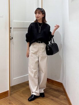 「アイテム（カチューシャ）」を使った、ありちゃんさん（レディース・149cm・30代）の秋コーディネート