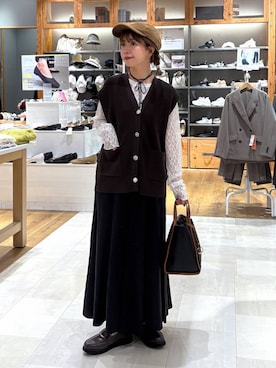 「アイテム（チョーカー）」を使った、ありちゃんさん（レディース・149cm・30代）の秋コーディネート