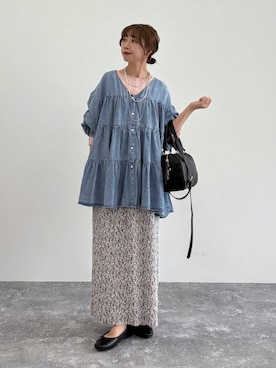 「アイテム（ヘアゴム）」を使った、ありちゃんさん（レディース・149cm・30代）の夏コーディネート