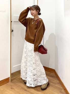 「アイテム（ヘアゴム）」を使った、ありちゃんさん（レディース・149cm）の秋コーディネート