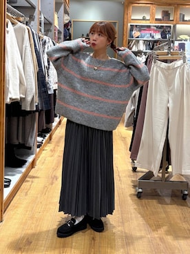 「アイテム（ネックレス）」を使った、ありちゃんさん（レディース・149cm・30代）の秋コーディネート