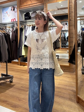 「アイテム（トートバッグ）」を使った、ありちゃんさん（レディース・149cm・30代）の夏コーディネート