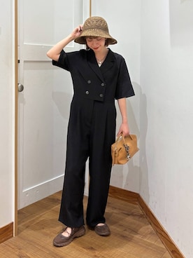 「GLOBAL WORK（グローバルワーク）のアイテム（帽子）」を使った、ありちゃんさん（レディース・149cm）の春コーディネート