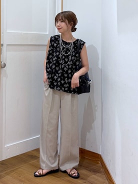 「アイテム（ボストンバッグ）」を使った、ありちゃんさん（レディース・149cm・20代）の夏コーディネート