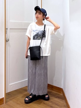 「アイテム（ヘアアクセサリー）」を使った、ありちゃんさん（レディース・149cm・20代）の夏コーディネート