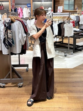 「GLOBAL WORK（グローバルワーク）のアイテム（ジャケット/アウター）」を使った、ありちゃんさん（レディース・149cm）の夏コーディネート