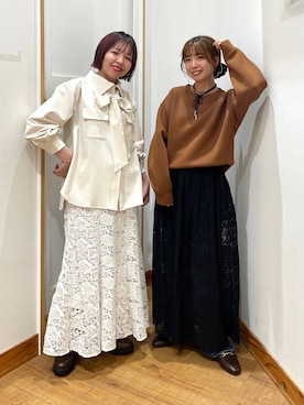 「アイテム（チョーカー）」を使った、ありちゃんさん（レディース・149cm・30代）の秋コーディネート