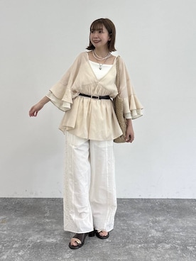 「アイテム（ベルト）」を使った、ありちゃんさん（レディース・149cm・30代）の春コーディネート