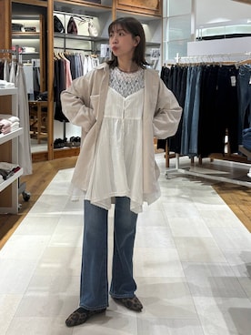 「GLOBAL WORK（グローバルワーク）のアイテム（パンプス）」を使った、ありちゃんさん（レディース・149cm）の秋コーディネート