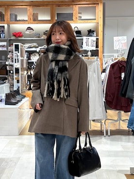 「アイテム（マフラー）」を使った、ありちゃんさん（レディース・149cm・30代）の秋コーディネート