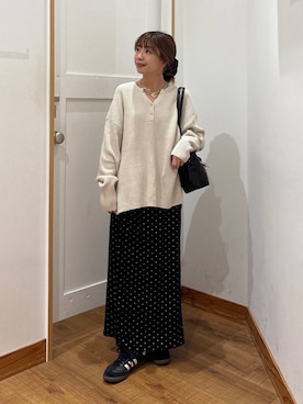 「アイテム（ボストンバッグ）」を使った、ありちゃんさん（レディース・149cm）の秋コーディネート