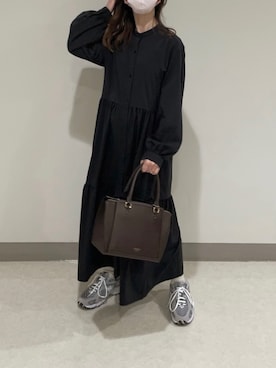 「& chouette（アンドシュエット）のアイテム（ハンドバッグ）」を使った、ありちゃんさん（レディース・149cm）の春コーディネート