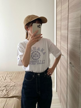 「GeeRA（ジーラ）のアイテム」を使った、ありちゃんさん（レディース・149cm）の夏コーディネート