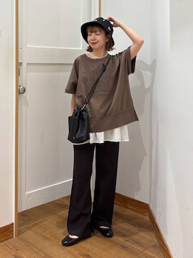 「GLOBAL WORK（グローバルワーク）のアイテム（シューズ）」を使った、ありちゃんさん（レディース・149cm）の春コーディネート