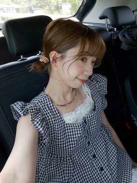 「アイテム（チョーカー）」を使った、ありちゃんさん（レディース・149cm・30代）の夏コーディネート