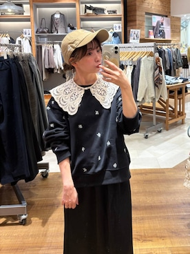 「GLOBAL WORK（グローバルワーク）のアイテム（帽子）」を使った、ありちゃんさん（レディース・149cm）の秋コーディネート