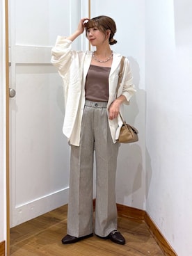 「アイテム（ヘアゴム）」を使った、ありちゃんさん（レディース・149cm）の秋コーディネート