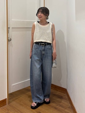 「WING（ウイング）のアイテム」を使った、ありちゃんさん（レディース・149cm）の夏コーディネート