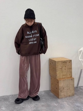 「アイテム（チョーカー）」を使った、ありちゃんさん（レディース・149cm）の秋コーディネート