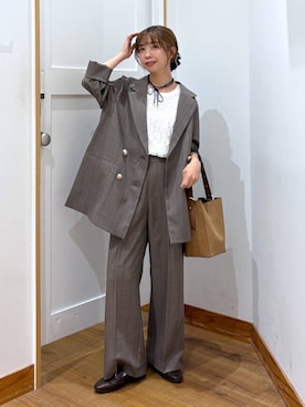 「アイテム（チョーカー）」を使った、ありちゃんさん（レディース・149cm・30代）の秋コーディネート