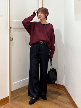 「GLOBAL WORK（グローバルワーク）のアイテム（ベルト）」を使った、ありちゃんさん（レディース・149cm）の秋コーディネート