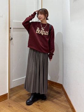 「アイテム（ボストンバッグ）」を使った、ありちゃんさん（レディース・149cm・30代）の秋コーディネート