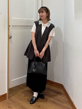 「ワントーン」｜ありちゃんさん（レディース・149cm）の春コーディネート