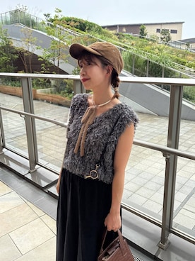 「アイテム（ヘアゴム）」を使った、ありちゃんさん（レディース・149cm）の秋コーディネート