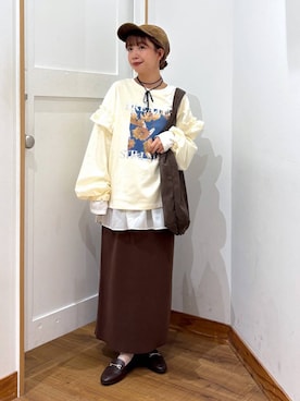 「アイテム（チョーカー）」を使った、ありちゃんさん（レディース・149cm・20代）の秋コーディネート