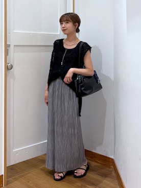 「アイテム（ヘアゴム）」を使った、ありちゃんさん（レディース・149cm・30代）の夏コーディネート
