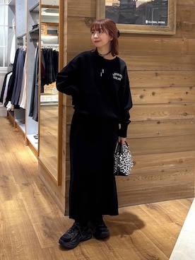 「アイテム（シュシュ）」を使った、ありちゃんさん（レディース・149cm）の秋コーディネート