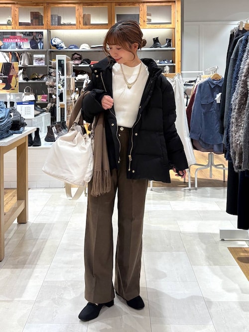 ウツクシルエット撥水ダウンブルゾン/497167（ダウンジャケット/コート