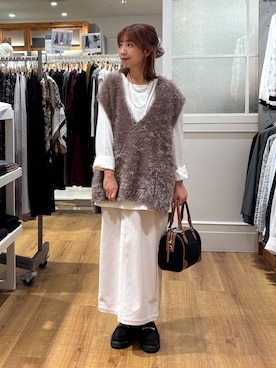 「アイテム（その他ヘアアクセサリー）」を使った、ありちゃんさん（レディース・149cm）の秋コーディネート