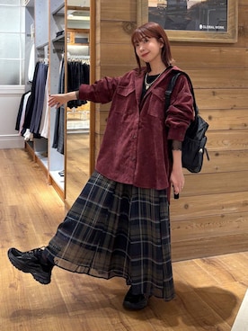 「アイテム（ソックス/靴下）」を使った、ありちゃんさん（レディース・149cm・20代）の秋コーディネート