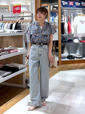 「アイテム（ヘアアクセサリー）」を使った、ありちゃんさん（レディース・149cm・20代）の夏コーディネート